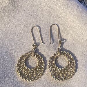 Elegant Gold Dangle Earrings